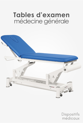 Tables d'examen pour diagnostic généraliste