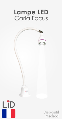 Lampe d'examen LED LID Carla Focus (faisceau 10°)
